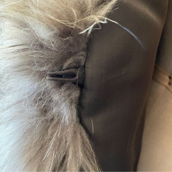 ♥️Luxurious Japanese Tanuki Fur Stroller Coat Vintage 1980s - Picture 11 of 16